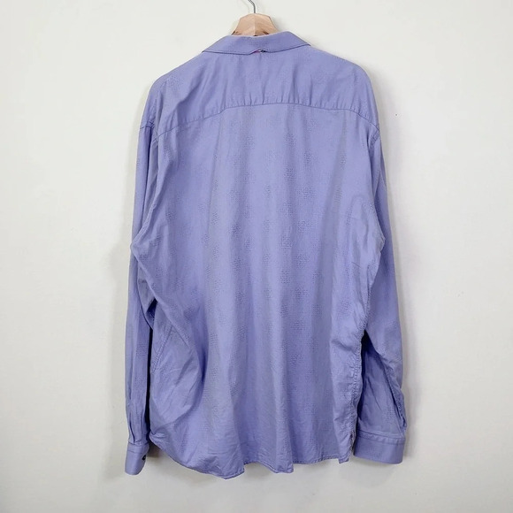 AU NOIR | MEN'S DRESS SHIRT IN LIGHT  LAVENDER - Picture 13 of 14